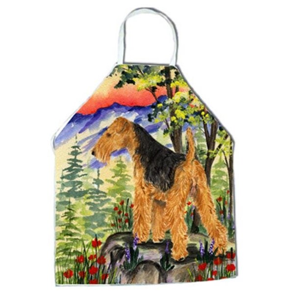 Carolines Treasures Carolines Treasures SS8228APRON Welsh Terrier Apron - 27 x 31 in. SS8228APRON - main